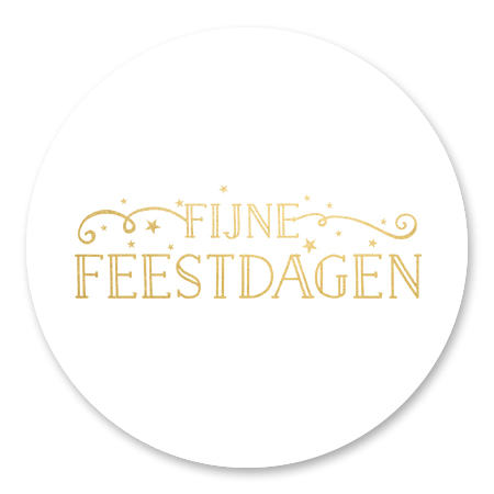 Fijne feestdagen sierlijk